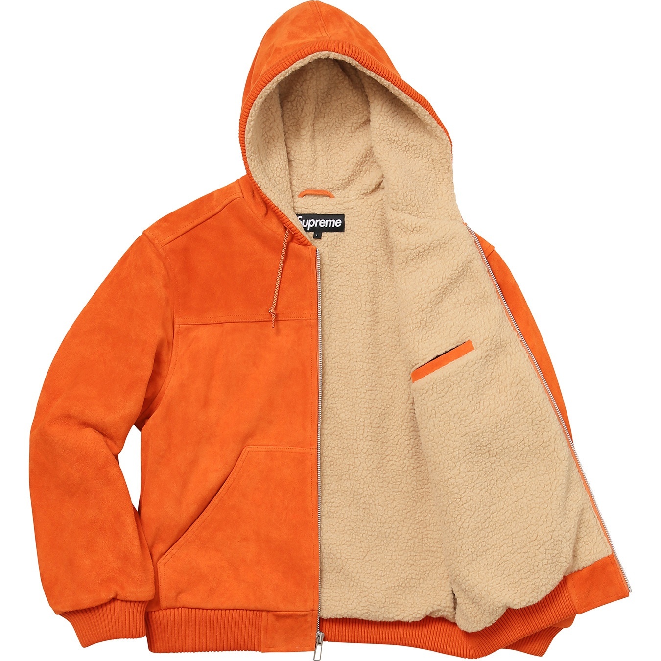 Hooded Suede Work Jacket view 2
